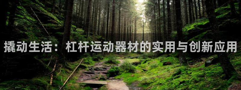 凯捷体育：撬动生活：杠杆运动器材的实用与创新应用