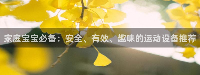 凯捷体育娱乐下载：家庭宝宝必备：安全、有效、趣味的运