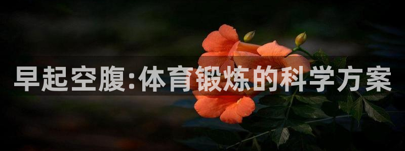 凯捷体育新能源：早起空腹:体育锻炼的科学方案