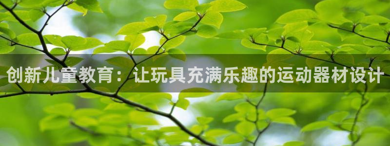 凯捷体育娱乐40996：创新儿童教育：让玩具充满乐趣的运动器